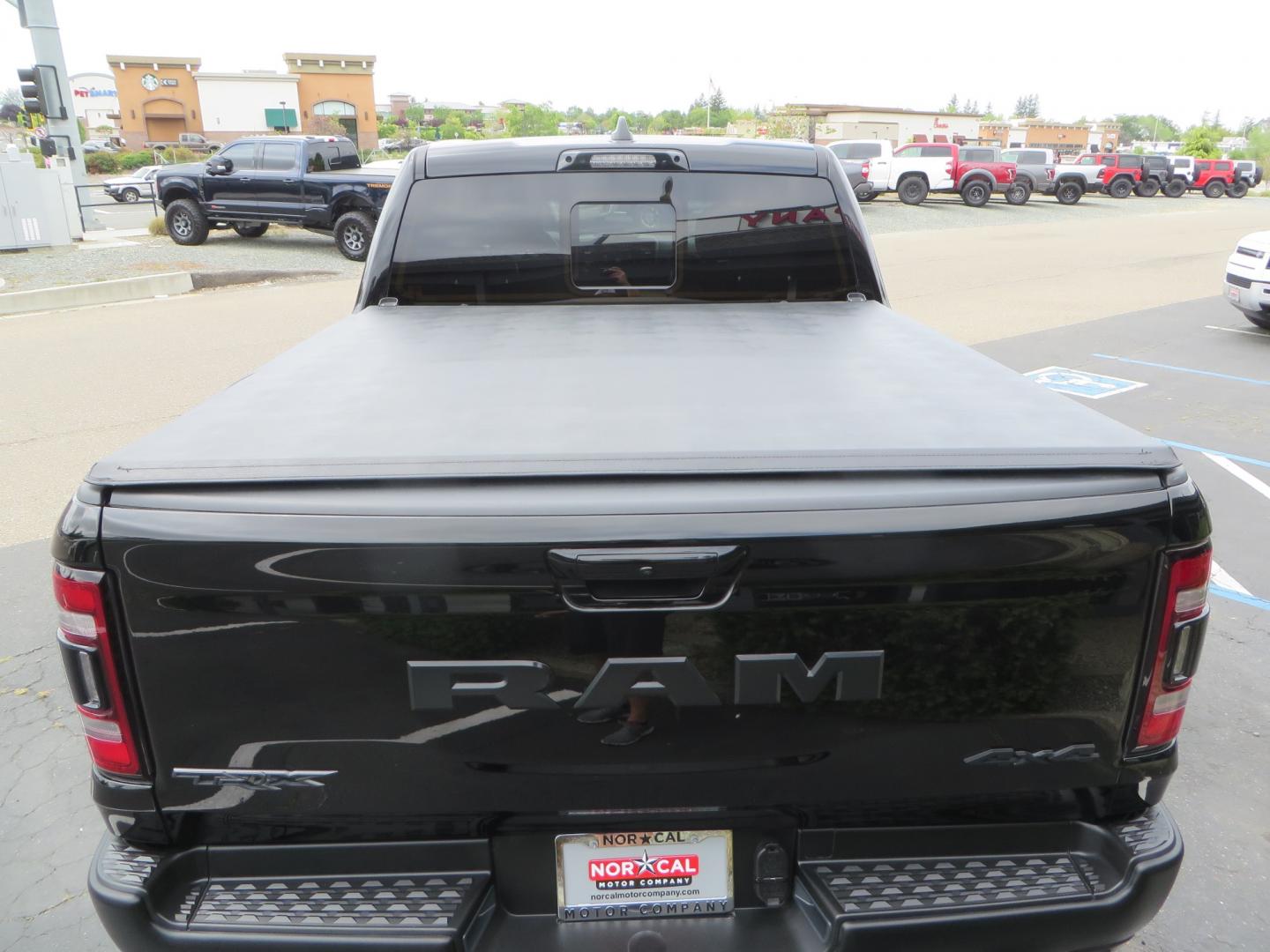 2023 BLACK /BLACK RAM 1500 Ram 1500 TRX (1C6SRFU92PN) with an 6.2L Supercharged HEMI V8 SRT engine, automatic transmission, located at 2630 Grass Valley Highway, Auburn, CA, 95603, (530) 508-5100, 38.937893, -121.095482 - TRX sitting on Eibach front and rear springs, 37" Nitto Ridge Grappler tires, 17" Method race wheels, and window tint. - Photo#11